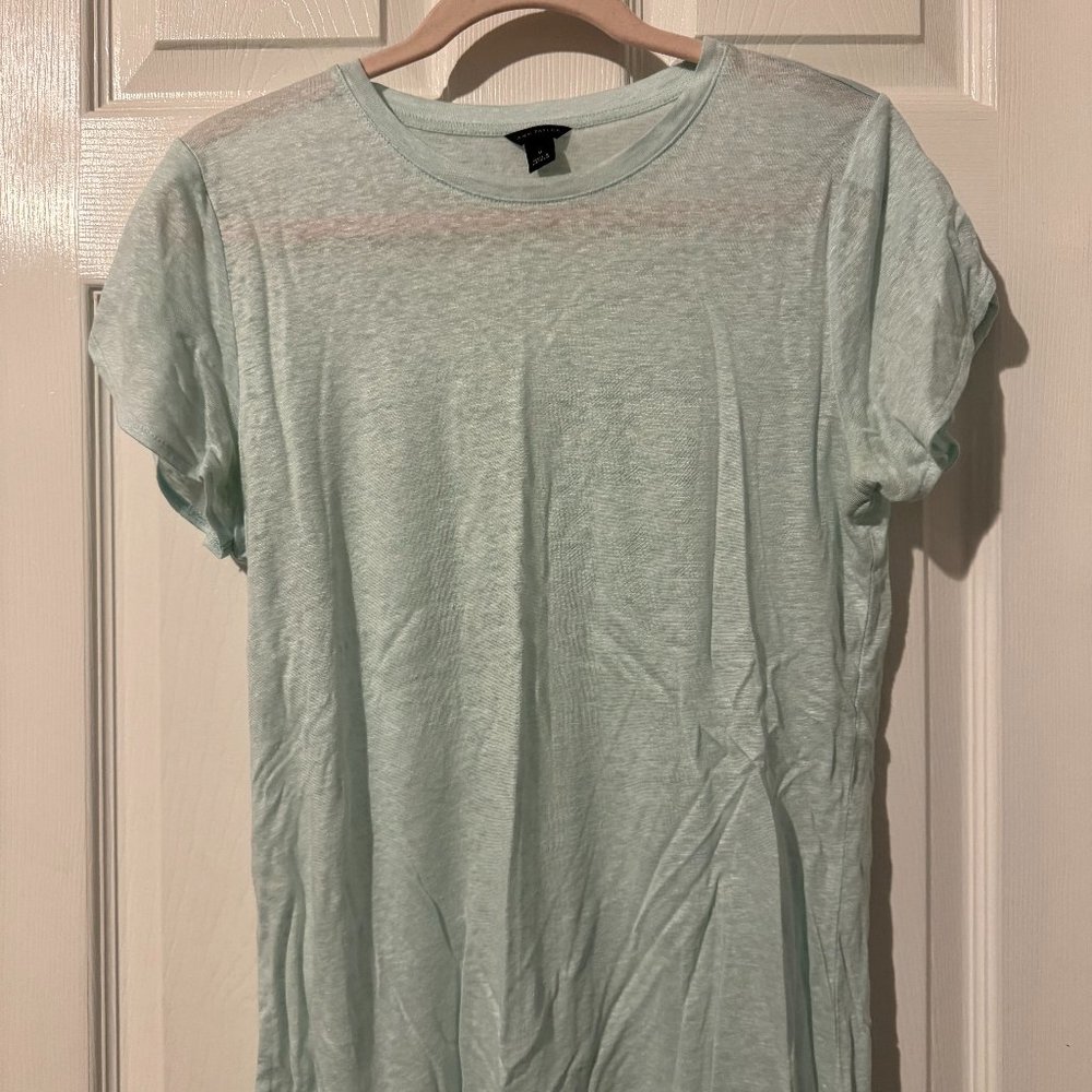 Ann Taylor, Linen T-Shirt, M